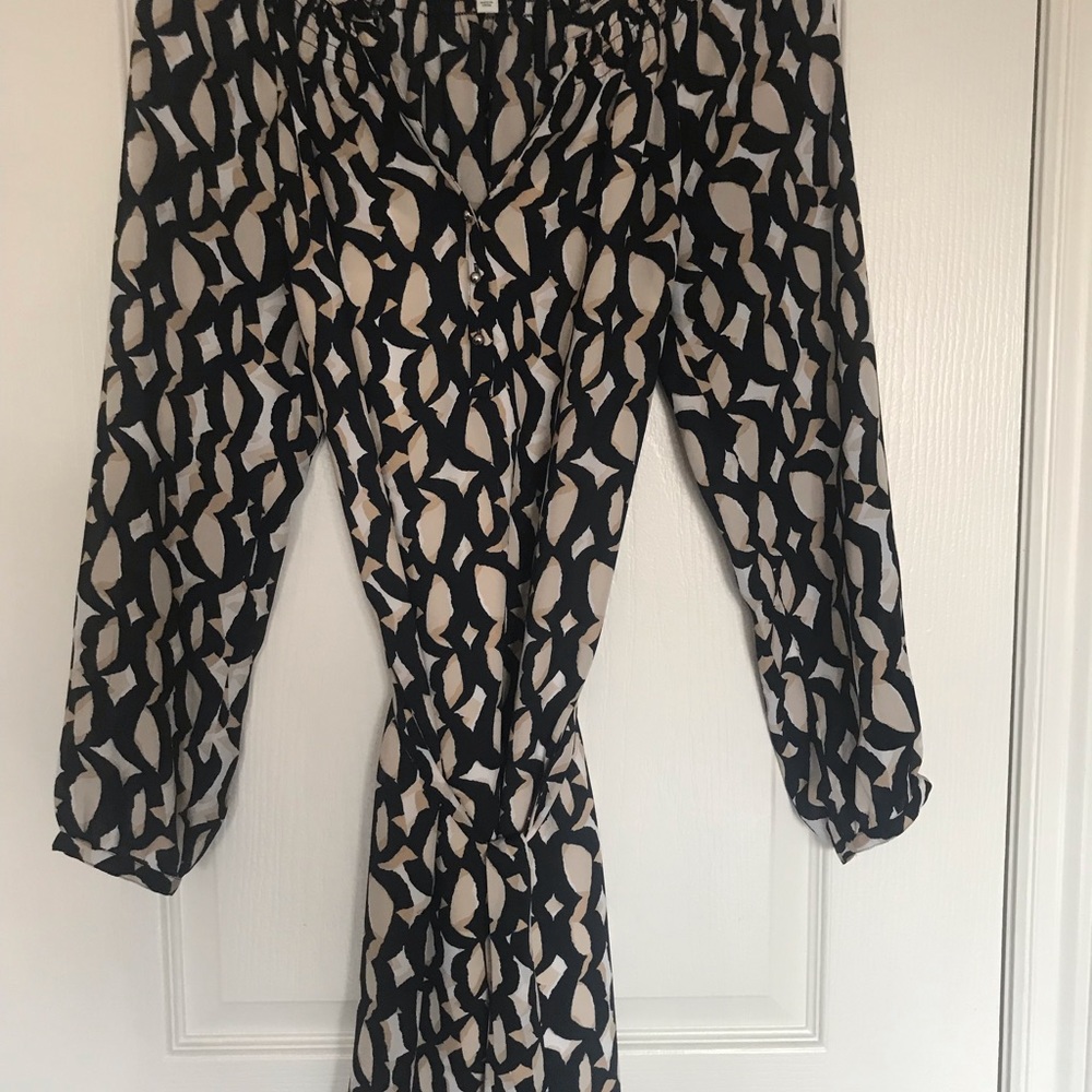Banana Republic tie waist shirt dress 4